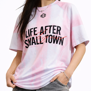 Camiseta Deportiva Rosa Extra Grande para Mujer, Estilo Jersey de Fútbol Americano, Sublimada, Ligera, de Poliéster, Personalizada, OEM, al por Mayor, Hecha en EE. UU. - Product Image 5