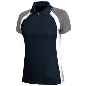 Chemises polo pour femmes en gros, séchage rapide, respirantes, douces, en coton et polyester, évacuation de l'humidité, vêtements de mode de haute qualité - Product Image 3