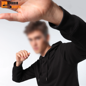 Sudadera con Capucha Oversize 100% Algodón, Logotipo Personalizado, Estilo Urbano con Hombros Caídos, para Hombre y Mujer, Gimnasio, Invierno - Product Image 4