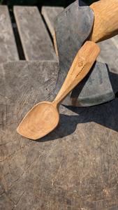 ช้อนชาไม้เคลือบผิวธรรมชาติ ช้อนตักน้ำตาลกาแฟ ปลอดภัยสำหรับอาหาร อุปกรณ์ครัวรักษ์โลก - Product Image 5