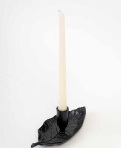 Copper Leaf Candle Stick Holder for Home Decoration Durable Metal Design - Product Image 6