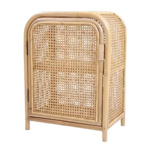 Top Selling Antique Rattan Doll House Cabinet Factory Direct Source Handmade <b>Miniature</b> Wardrobe Kids Toy Organizer Storage - Product Image 2