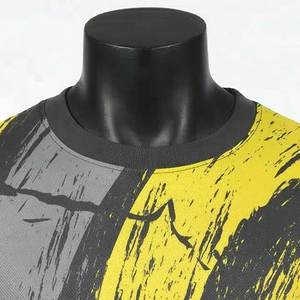 T-shirt pour homme adulte, taille plus, prix raisonnable, logo personnalisé, tissu 100% coton, séchage rapide - Product Image 4