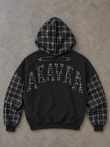 Sweat à capuche zippé personnalisé en coton épais, délavé à l'acide, orné de strass et de cristaux, style streetwear oversize, en molleton écologique - Product Image 3
