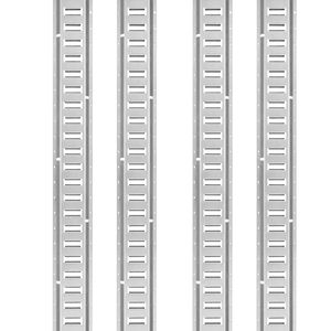 Set di 34 Pezzi E-Tracks da 1,5 m con 8 Binari in Acciaio, 2 Binari a Singola Fessura, 8 O-Ring e 8 Anelli a D per Fissaggio a Cricchetto - Product Image 2