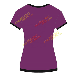 Camisetas para Mujer 2024, Jersey con Cuello Redondo, Manga Larga, Estampado a Cuadros, Servicio OEM, Informal, Formal, Ajustada, de Algodón para Verano - Product Image 3