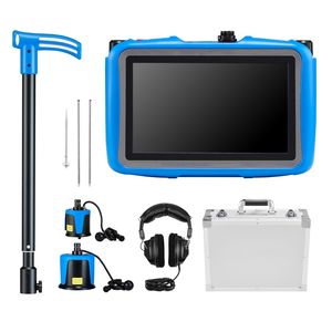 Rilevatore di perdite d'acqua per tubi interrati con touchscreen da 7 pollici e cavo da 16,4 piedi (5 m), localizzatore di perdite 1Hz-10000Hz, prodotto sicuro per esterni - Product Image 1