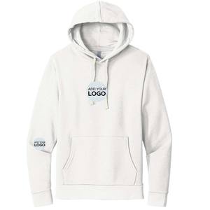 Sweat à capuche en polaire pour homme, hiver, anti-humidité, mélange de coton, coupe oversize, design écologique, marque privée - Product Image 4