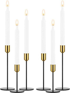 Support de bougie décoratif en métal parfumé, ensemble de bougeoirs écologiques de style pilier, support de bougie pour fête d'anniversaire de style européen - Product Image 5