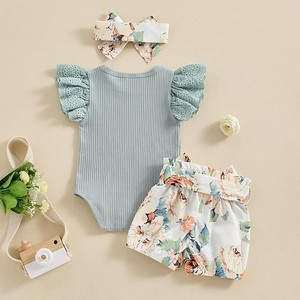 Prima 100% algodón bebé niñas y niños ropa tela transpirable colores personalizados OEM/ODM/ OBM disponible para ropa de bebé acogedora - Product Image 2