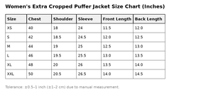 Women's Extra <b>Cropped</b> <b>Puffer</b> <b>Jacket</b> High Neck Zip Up Bubble Coat with Adjustable Straps Lightweight Fashion Outerwear - Product Image 6