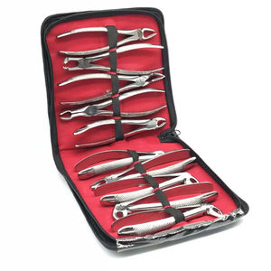 Dental Instruments Tooth Extraction Forceps Silver Stainless Steel CE Certified Autoclavable Ergonomic Grip Class By Dentavex - Product Image 4