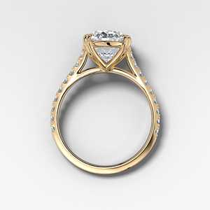 แหวนเพชร CVD รูปไข่แบบขายส่ง F VS ประดับเพชรโมอิสซาไนต์ 3 กะรัต ทองคำแท้ 14K แบบฝังเพชรแบบ Prong Set จากโรงงานผู้ผลิต OEM - Product Image 3