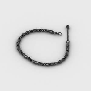 Bracelet à maillons délicats en argent massif 925 plaqué or 18 carats, motif poisson, perles, bijoux fins, cadeau de mariage pour femme, best-seller - Product Image 4