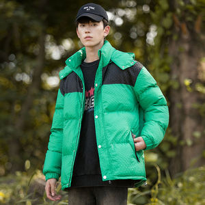 เสื้อแจ็คเก็ตผ้าใบกันน้ำบุใยโพลีเอสเตอร์สำหรับผู้ชาย แบบสั่งทำพิเศษ พร้อมส่งแบบ DDP สำหรับฤดูหนาว - Product Image 1