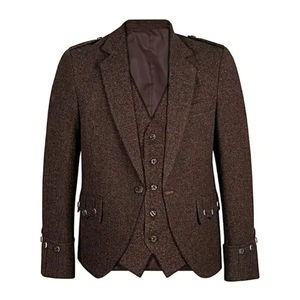 Chaqueta de Lana para Hombre con Logotipo Personalizado en la Parte Delantera, Impermeable, Corte Ajustado, Buena Calidad, Color y Talla Personalizables - Product Image 4