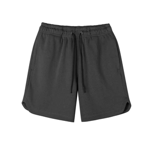 Shorts Bermuda en coton uni pour homme avec cordon de serrage à la taille et poches, style décontracté - Product Image 3