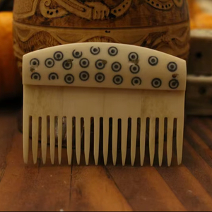 Peine de Hueso Artesanal al por Mayor y al por Menor, Peine de Hueso Natural Antiguo Hecho a Mano para el Crecimiento del Cabello y Anticaspa - Product Image 1
