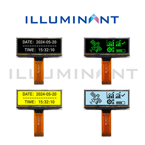 MUESTRAS GRATIS - Pantalla OLED Mono de 2.23 pulgadas 128x32 Blanco/Amarillo/Verde/Azul Claro SSD1305 8-bit 68XX/80XX 4-wire SPI I2C 2832ASWCG01 - Product Image 1