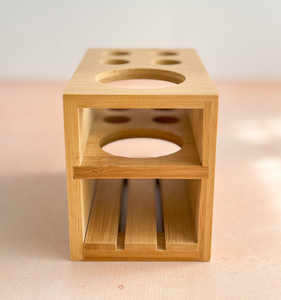 Stylish <b>Bathroom</b> Organization Sustainable Wooden Toothbrush Holder Modern Design For Custom <b>Bathroom</b> Product - Product Image 1