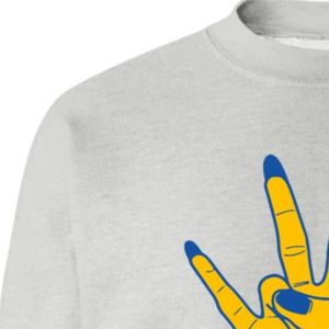 Sudadera con Estampado de Sigma Gamma Rho, Gris, para Mujer, Sudadera de Forro Polar con Cuello Redondo, Diseño Gráfico de Hermandad Griega, Informal, Personalizada - Product Image 3