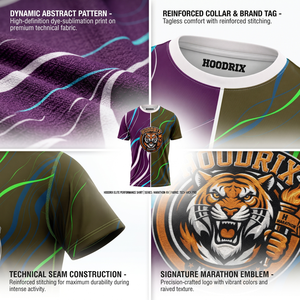 เสื้อวิ่งมาราธอนพิมพ์ลายแบบซับลิเมชั่นคุณภาพสูง ผ้าตาข่ายแห้งเร็ว ระบายเหงื่อได้ดี รับสกรีนโลโก้ ผลิตจากโรงงานโดยตรง - Product Image 6