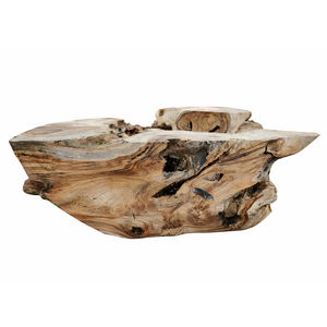 Mesa Consola de Madera Exótica Suar, Diseño Rústico y Duradero, Mesa Auxiliar Única de Una Sola Pieza, Estilo Moderno para Sala de Estar, Casa de Campo o Villa - Product Image 3