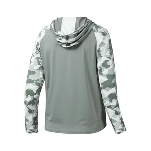 Camisetas de Pesca de Manga Larga de Secado Rápido y Transpirables, 100% Poliéster, UPF 50, Diseño Personalizado, Máscara Facial, Sudaderas con Capucha para Pesca, Venta al Por Mayor Personalizada - Product Image 3