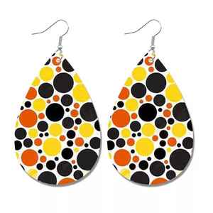 Boucles d'oreilles tendance en forme de goutte d'eau pour femmes, clous d'oreilles abstraits, pendantes, bijoux fantaisie pour femmes - Product Image 2