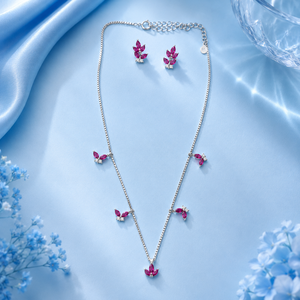 925 <b>Sterling</b> <b>Silver</b> Four Leaf Clover Necklace Zircon Pendant <b>Chain</b> Jewelry <b>for</b> <b>Women</b> Gift Party - Product Image 6