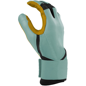 Guantes de Béisbol de Cuero en Oferta, Cierre de Velcro en los Dedos, Excelente Agarre, Color Amarillo Personalizado - Product Image 5