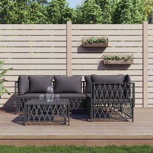 Set Lounge da Giardino Antracite - Product Image 1