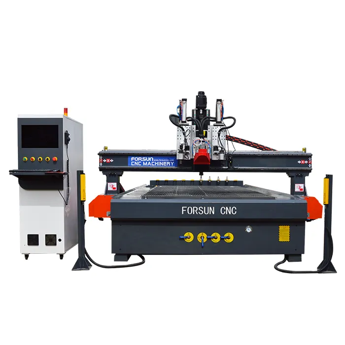 21% de réduction 2024Siemens bois cnc1530 4 axes ATC bois routercnc 5x10 ft machine à bois routeur avec carrousel latéral outil automatique