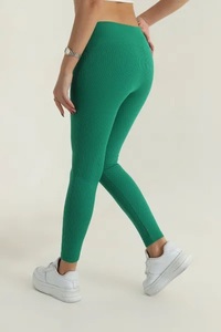 New Style Women's Solid High Waist Tummy Control Seamless Spandex/Polyester <b>Yoga</b> <b>Leggings</b> for Gym Sport Fitness Quick Dry - Product Image 6