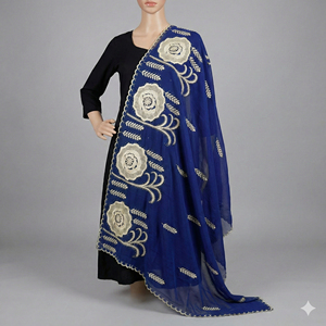 Lot de 12 Nouveaux Châles Musulmans Ethniques en Mousseline Africaine Durables, Brodés de Strass, Respirants, Grande Taille pour Usage Quotidien - Product Image 4