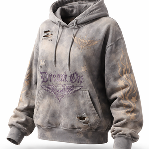 Sudadera con Capucha Desgastada Personalizada al por Mayor para Mujer - Suministro Directo de Fábrica OEM - Product Image 3