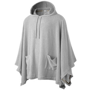 <b>Men</b> Hooded Cape <b>Cloak</b> 300 GSM Fabric Martial Streetwear Custom Design Low MOQ Worldwide Shipping Factory Direct Pricing - Product Image 6
