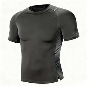 Camisa Formal de Manga Corta con Cuello Redondo para Hombre BlanqWear, Corte Holgado, 100% Algodón Premium, 200g, Antibacterial, Secado Rápido, Ecológica - Product Image 4