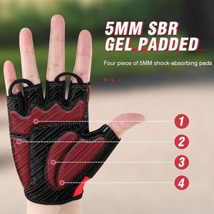 Guantes Deportivos Unisex para Levantamiento de Pesas, Ciclismo, Gimnasio, Entrenamiento de Fuerza y Culturismo - Product Image 5