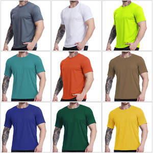 OEM Wholesale <b>100</b>% <b>Polyester</b> Men's Loose Breathable Quick Dry T-<b>shirt</b> Outdoor Running Slim Fit Tee <b>Shirt</b> Muscle Fitness T-<b>shirts</b> - Product Image 2