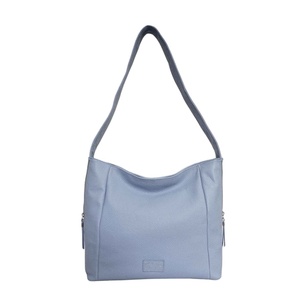 Bolso Hobo holgado de cuero de grano de guijarro azul pálido hecho a mano de alta calidad, estilo Vintage, proveedor indio superior - Product Image 1