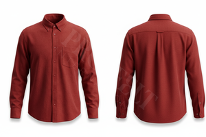 Chemise de travail formelle ajustée à prix de gros, coupe slim, col classique, pour le bureau et les occasions décontractées - Product Image 4