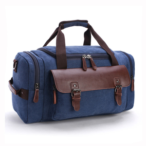 Sac de voyage en toile Bigwood Sports, grande capacité, sac de sport pour la nuit, sac à bandoulière, fermeture à glissière - Product Image 5