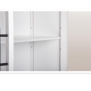 FCH ตู้เก็บของสูงในห้องน้ำพร้อมเฟอร์นิเจอร์ห้องน้ำ6ประตูสีขาว - Product Image 6