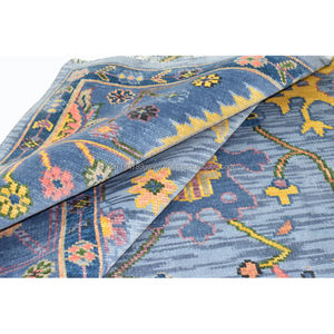 Tapis Oushak moderne de qualité supérieure, en laine de Nouvelle-Zélande, noué à la main, antidérapant, rectangulaire, grand espace, décoration de sol, maison - Product Image 2