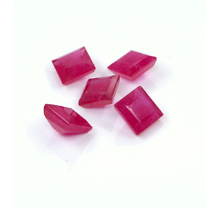 Rubis naturels de Bangkok, carrés calibrés de 9 mm, pierres précieuses de rubis naturelles facettées, prêtes à l'emploi pour la fabrication de bijoux - Product Image 3