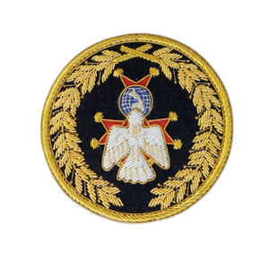 Patch logo personnalisable, accessoires vestimentaires, badges brodés maçonniques - Product Image 6