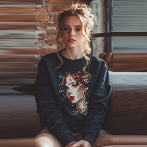 Women <b>Rhinestone</b> Sweatshirts Winter Street Pullover <b>Rhinestone</b> Sweat Shirts Women's Crew Neck Long Sleeve <b>Rhinestone</b> <b>Tops</b> - Product Image 5