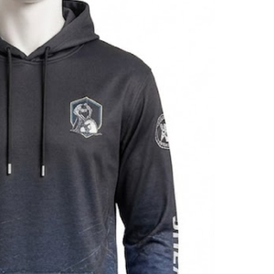 Sweat à capuche long haut de gamme avec logo personnalisé OEM ODM, doublure en laine de mouton, vente en gros directe usine - Product Image 2