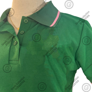 Camiseta Polo Personalizable con Logotipo de Letras Griegas, Encantadora y Elegante, Perfecta para Reuniones de Chicas, Artículos Griegos - Product Image 6